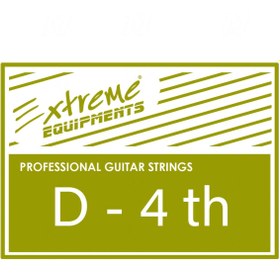 Resim Extreme XCS274 Klasik Gitar Teli (4. Tel Re) | Gümüş Kaplama Sarım Dayanıklı Çekirdek 