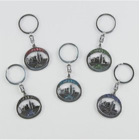 Resim Ilkeshop İstanbul Figürlü Metal Anahtarlık-renkli Çok Renkli 