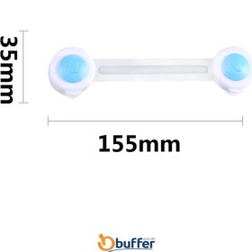 Resim Buradabuldun® Bebek ve Çocuklar Için Dolap Çekmece Emniyet Güvenlik Kilidi 