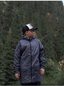 Resim Woohoodie Çocuk Yağmurluğu 478052496 Gri 