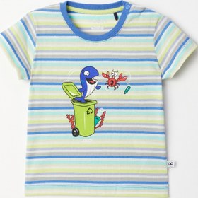 Resim Woody Pamuklu Erkek Bebek Pijama-pss - 904- Çizgili Mavi 