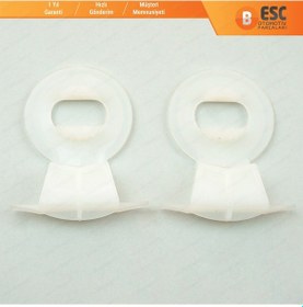 Resim Renault Espace 4 Laguna için 2 Adet Pencere Cam Tutucu Klipsi N11.14568 