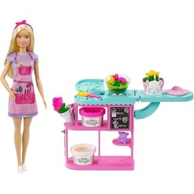 Resim Mattel Barbie Çiçekçi Bebek ve Oyun Seti Gtn58 