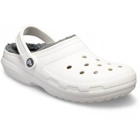 Resim Crocs Classic Lined Clog Erkek Terlik - Beyaz 