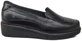 Resim Öztürk Napa Shoes Kadın Hakiki Deri Sıkıştırılmış Köpük Taban Rahat Ultra Hafif Günlük Dolgu Topuk Ayakkabı PRA-12844495-733425 