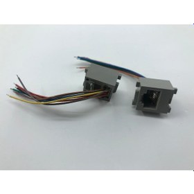 Resim 8P8C Rj45 Dişi Kablolu Soket 