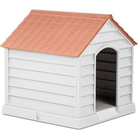 Resim Şenyayla Xxl Büyük Boy Plastik Büyük Irk Köpek Kulübesi 