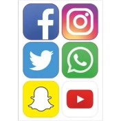 Resim A5 Sticker 067 Tek Paket Çoklu Sticker 
