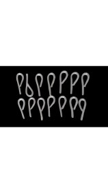 Resim Işitme Cihazı Hortumu (100 Adet, Orta-Standart Olan Kıvrılmış Hortum) 