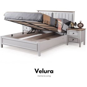 Resim Respi Yatak Odası Takımı Dolap + Şifonyer + Komodin + Karyola 