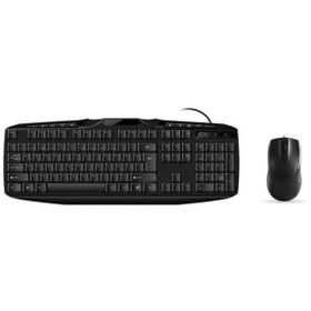 Resim Everest Siyah Usb Q Multimedia Kablolu Klavye + Mouse Set Un-796 