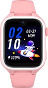 Resim Slazenger Tiger Kids Prime Akıllı Çocuk Saati, Görüntülü Görüşme, AMOLED Ekran, Android, GPS, 5MP Kamera, IP68 Su Geçirmez, Uzun Pil Ömrü, SOS, Dokunmatik Ekran, 4G, Silikon Kayış, Pembe 
