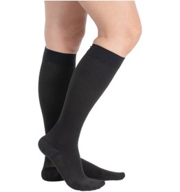 Resim Medikaltec Ccl2 Diz Altı Burnu Kapalı Varis Çorabı Siyah Numara 1 