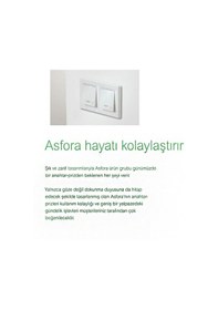 Resim Asfora Beyaz 3'Lü Çerçeve N11.1133 