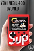 Resim Genel Markalar Çocuklara Özel SUP 400 Oyunlu Mini Oyun Konsolu 