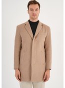 Resim Chill Vizon Erkek Kaşe Kaban Vizon 