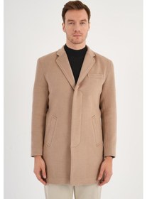 Resim Chill Vizon Erkek Kaşe Kaban Vizon 