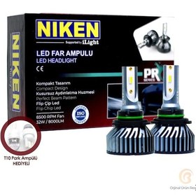 Resim Niken Pro Serisi Flip Led Xenon Zenon Hb3-9005 6500K - Slim Fan 