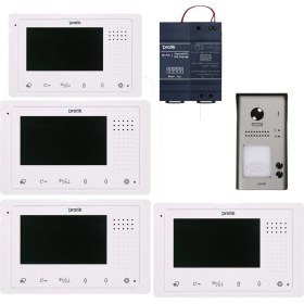 Resim Pratikkart Villa Tipi Görüntülü Diafon Sistemi 4 Daire 2K400-2K92B-2KPC6 