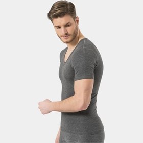 Resim Türen 193 Termal Uzun Don-Gri Melanj-S 