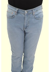 Resim Denim Cartel Dmctekstil Erkek 1002 Yüksek Bel Normal Kesim Boru Paça Jean Pantolon Açık Mavi 
