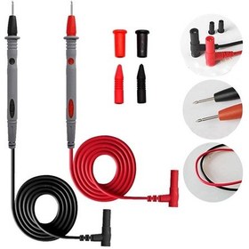 Resim 1 Çift Multimetre Probu 1000v 20a Tüm Multimetreler Ile Uyumlu Test Ölçüm Kalosu 1 Metre Voltmetre 