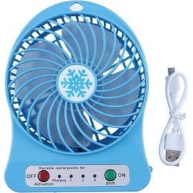 Resim Led Fan Hava Soğutucu 0109 Mavi 