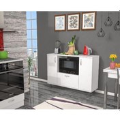 Resim Dzdizayn Kardelen Çok Amaçlı Fırın Dolabı Beyaz 