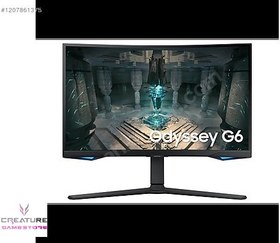 Resim Samsung Odyssey G6 LS27BG652EUXUF Smart 27" 1ms 240Hz QHD CURVED 