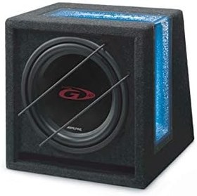 Resim Alpine SBG-1044BR 25 cm (10”) Bassreflex Subwoofer Kutu, 150W RMS / 500W Peak, Hazır Sistem, LED Aydınlatmalı, Araç İçi Bass Hoparlör 