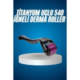 Resim Savarga Titanyum Uçlu Derma Roller 540 Iğneli 1 mm Gözenek Azaltıcı Akne Izlerine Uygun 