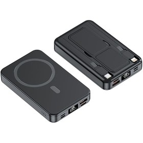 Resim BARCODE 10.000 mAh DİJİTAL MAGSAFE STANDLI POWERBANK 