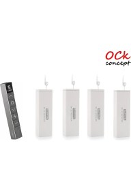 Resim ock concept 4 Adet Cuppon Sp 22 Panjur Giyotin Pergola Alıcısı ve 1 Adet Stilo 5 Kanallı Grup Kumanda Seti 