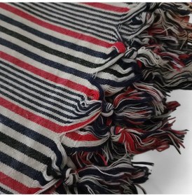 Resim Peştemal Üç Renk Kırmızı - Lacivert 