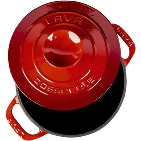 Resim Lava Döküm Yuvarlak Tencere Döküm Demir Kapak Experience Serisi Çap(Ø) 23 cm 