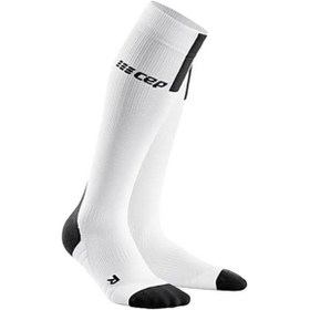 Resim Cep Run Socks 3.0 Sporcu Kompresyon Çorabı, Beyaz/Koyu Gri ,Kadın II 