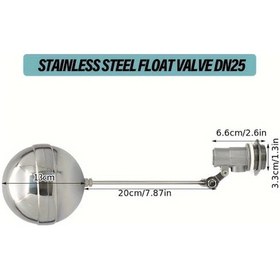 Resim Willowhaven Dn25 Paslanmaz Çelik Bilyalı Vana Geniş Akış Su Deposu Yağmur Suyu Toplama Pirinç Yapı 