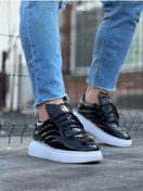 Resim Wg094 Siyah Rugan Erkek Casual Ayakkabı 001 