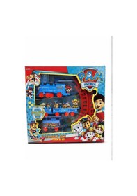 Resim Paw Patrol Tren Seti Oyuncak Raylı Tren Ve Vagonlu Eğitici Çocuk Oyuncağı 