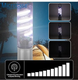 Resim Çok Fonksiyonlu El Feneri Ve Kamp Lambası Al5226 Şeffaf 