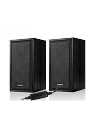 Resim Snopy SN-385 1+1 Speaker USB 2.0 USB 5V 80DB Siyah 2.5" 3W*2 Speaker 