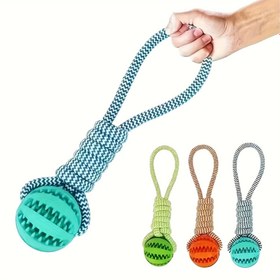 Resim Köpekler için Çiğneme ve Diş Çıkarma Oyuncak Seti - Tüm Irklar ve Boyutlar İçin Mükemmel, Renkli Sıkıcı Toplarla Dayanıklı Örgülü Halat, Köpek Diş Çıkarma Oyuncakı|Oyuncağı Köpek Oyuncakı|Dayanıklı Köpek Oyuncakı 