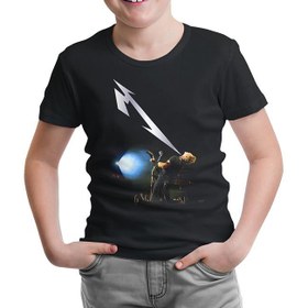 Resim Metallica - James Light Siyah Çocuk Tshirt 