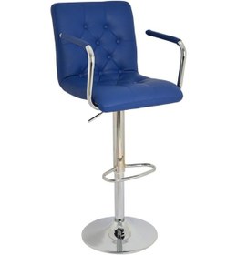 Resim Bürocci Helen Bar Sandalyesi-Lacivert-9519Q0103 Çok Renkli 