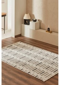 Resim Kaşmir Halı 7/24 Iskandinav Elegance Venedik Gri 160X230 CM Salon Mutfak Halısı Yolluk Kilim 