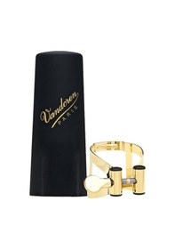 Resim Vandoren Lc58dp M/o Tenor Saksafon Gold Bek Bileziği Profesyonel Plastik Kapak Dahil, Altın Kaplama, M/o Serisi, Hassas Kontrol 