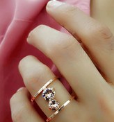 Resim OSESHOP Pembe . Taşlı Gümüş Bayan Yüzük 