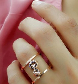 Resim OSESHOP Pembe . Taşlı Gümüş Bayan Yüzük 