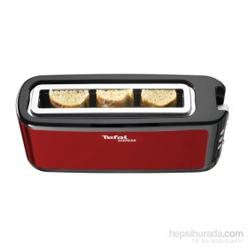 Resim Tefal Express Uzun Kırmızı Ekmek Kızartma Makinesi 