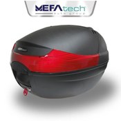 Resim Genel Markalar Motosiklet Arka Çanta Topcase Kızaklı Ful Aparatlı Wogen Mf33 33lt Siyah Renk Çanta 